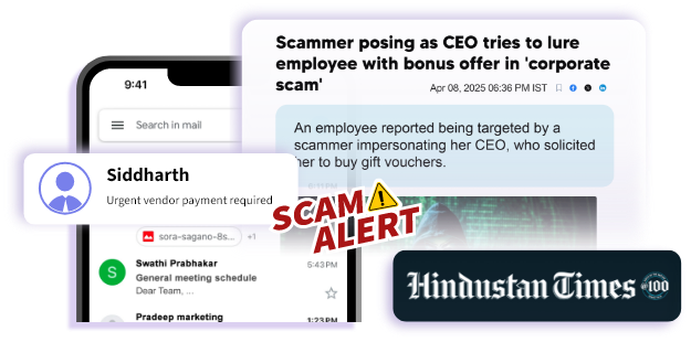 email scam posing as CEO